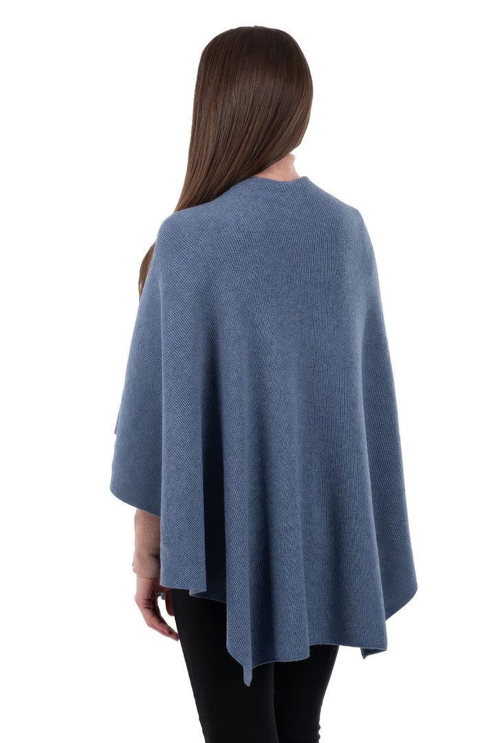 100% Soft Lambswool Draped Shawl