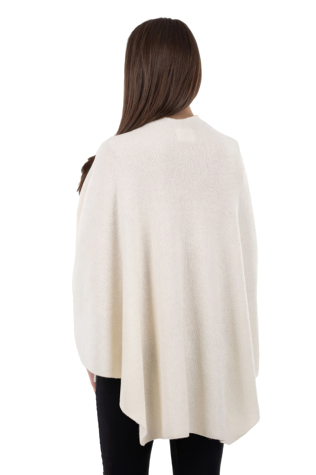 100% Soft Lambswool Draped Shawl
