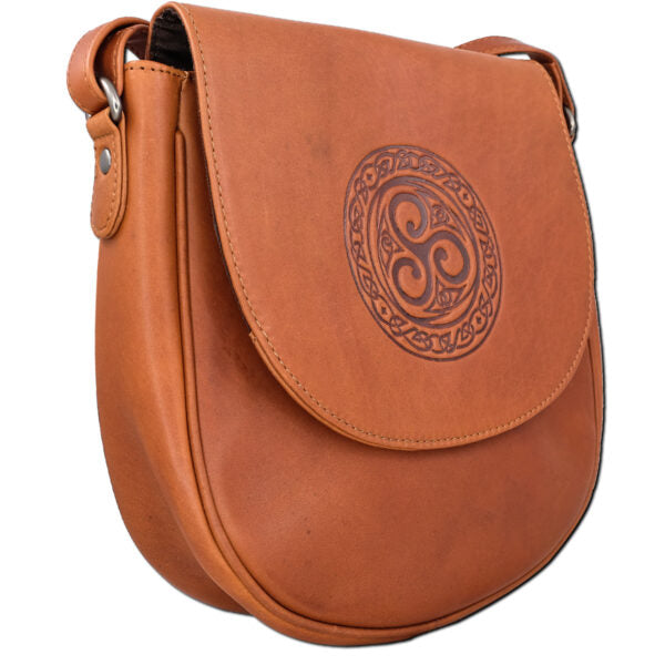 Saddle Ladies Leather Bag