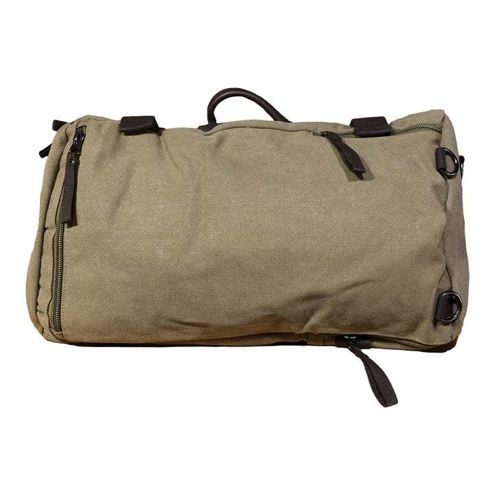 Canvas Large Khaki Backpack