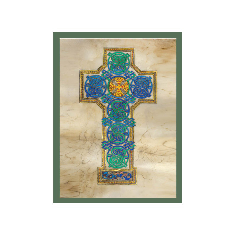 Double Matted Green 8" x 10" Celtic Cards