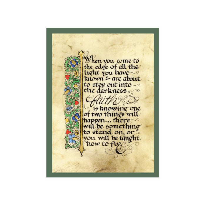 Double Matted Green 8" x 10" Celtic Cards