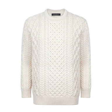 irelands eye knitwear honeycomb pullover sweater