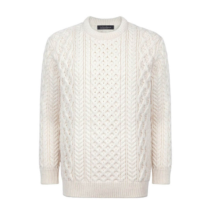 irelands eye knitwear honeycomb pullover sweater