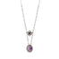 amethyst long oval stoned celtic necklace by because i like it