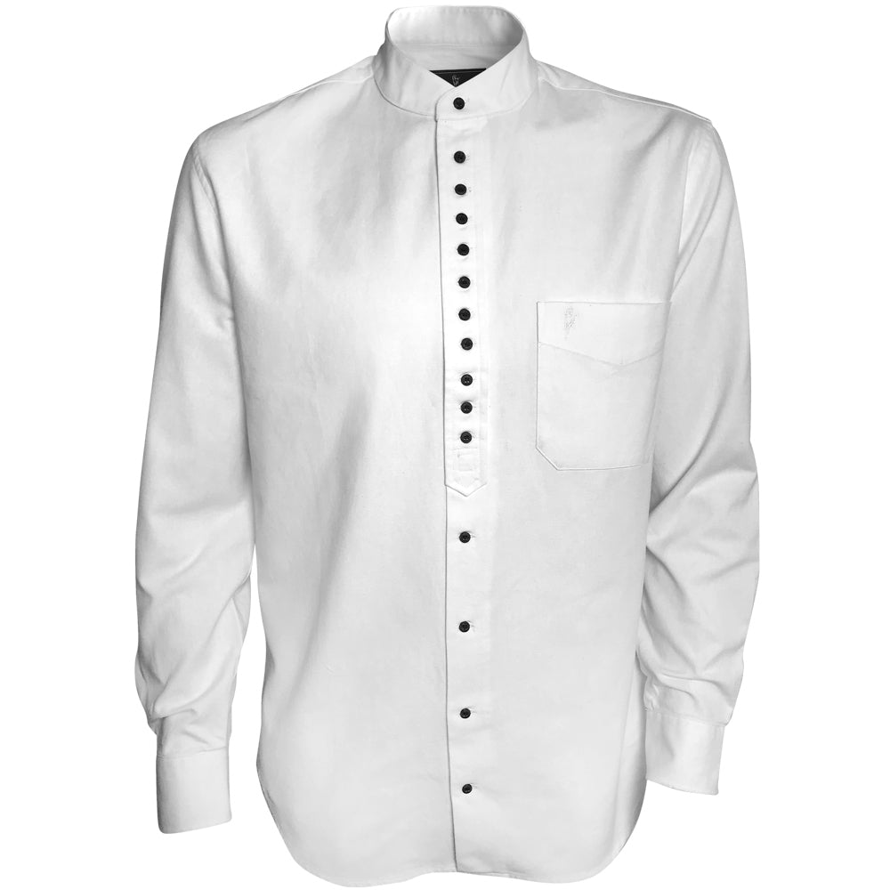 collarless dress shirt mens Men's Untucked Total Stretch Slim Fit Banded Collar In recent years the Collarless dress shirt has come roaring back as a mens fashion item Mens Collarless Dress Shirt, Seersucker