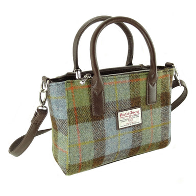 brora harris tweed small tote bag style 15 by glen appin