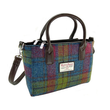 brora harris tweed small tote bag style 46 by glen appin