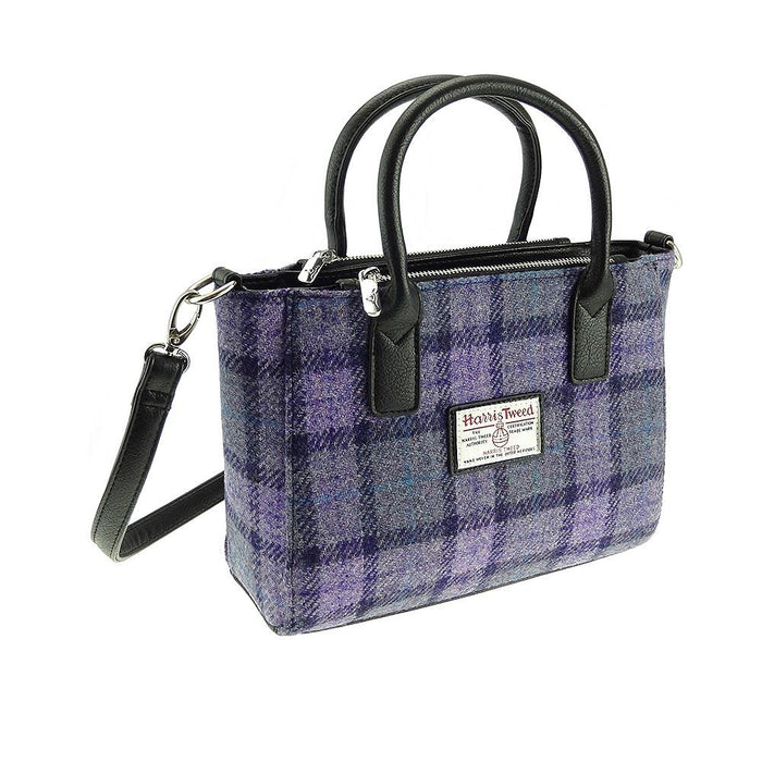 brora harris tweed small tote bag style 89 by glen appin