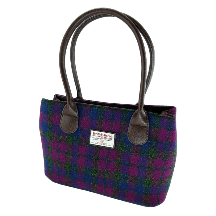 harris tweed classic cassley handbag style 54 by glen appin