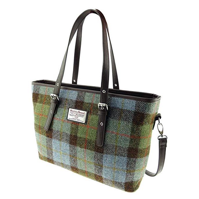 spey large harris tweed tote bag by glen appin