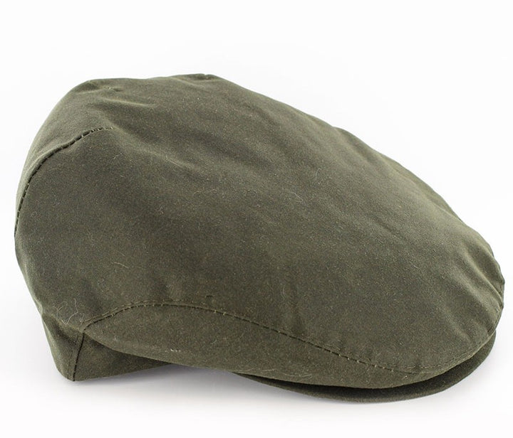 mucros trinity Flat cap waxed cotton