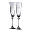 happy anniversary crystal flute pair by galway crystal