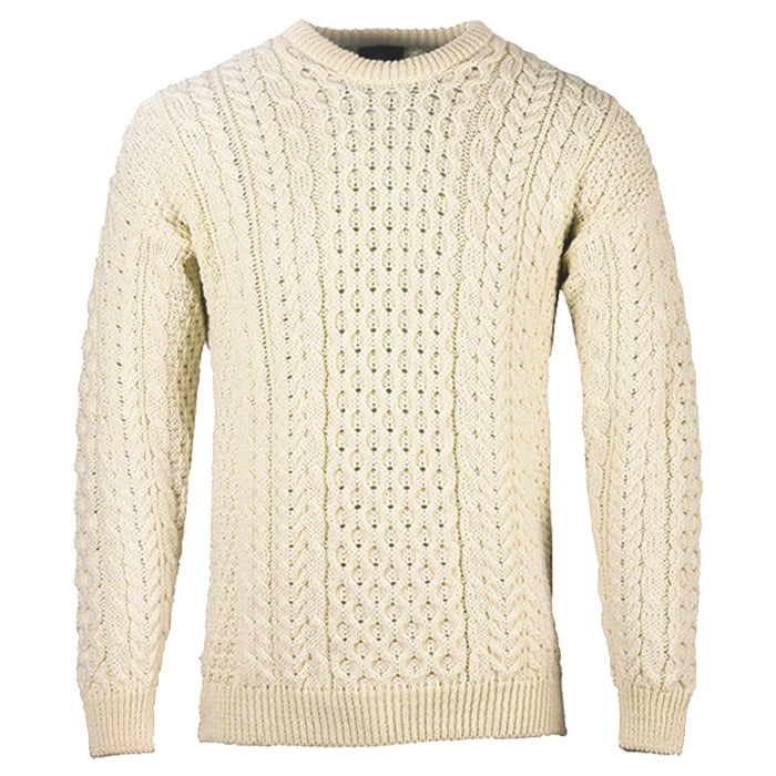 Merino Wool Aran Sweater