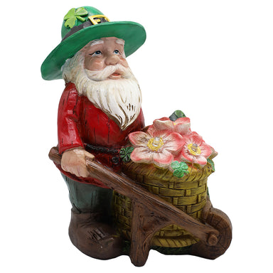 Flower Cart Solar Leprechaun