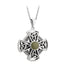 Connemara Marble Celtic Cross Necklace