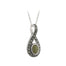 Connemara Marble (Sterling Silver) Marcasite Pendant