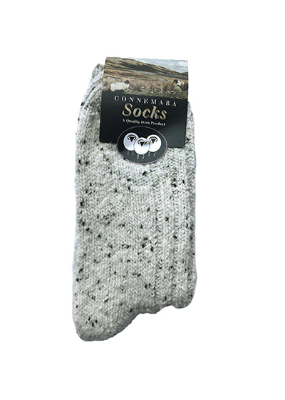 creame wool blend socks