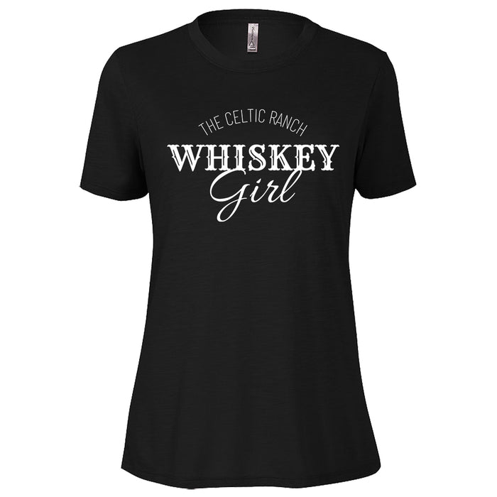 The Celtic Ranch Whiskey Girl Slub Short Sleeve Crew Neck
