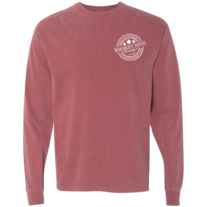 Weekends Are For The Dogs Whiskey Snug Logo Long Sleeve T-Shirt