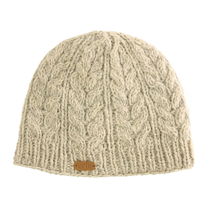 Pull On Aran Cable Hat