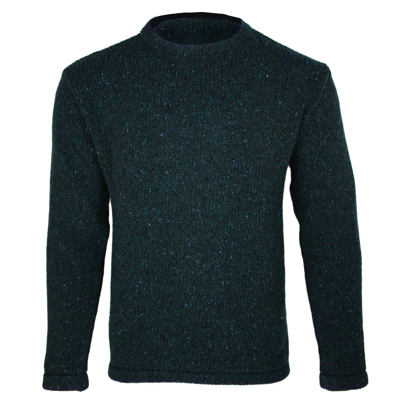 back view of irelands eye mens irish pullover sweater