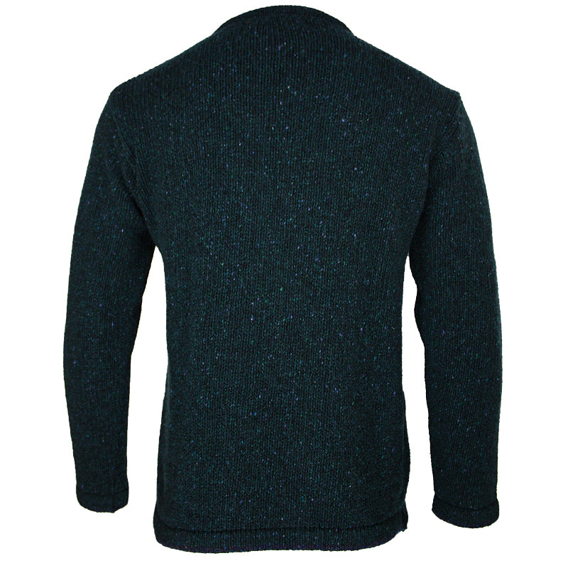 back view of irelands eye mens irish pullover sweater