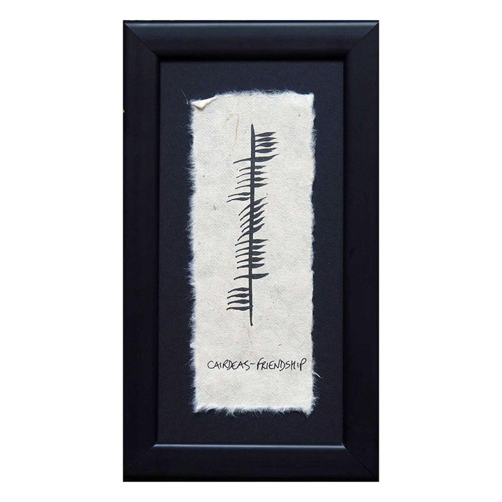 Framed Ogham Wish Pictures