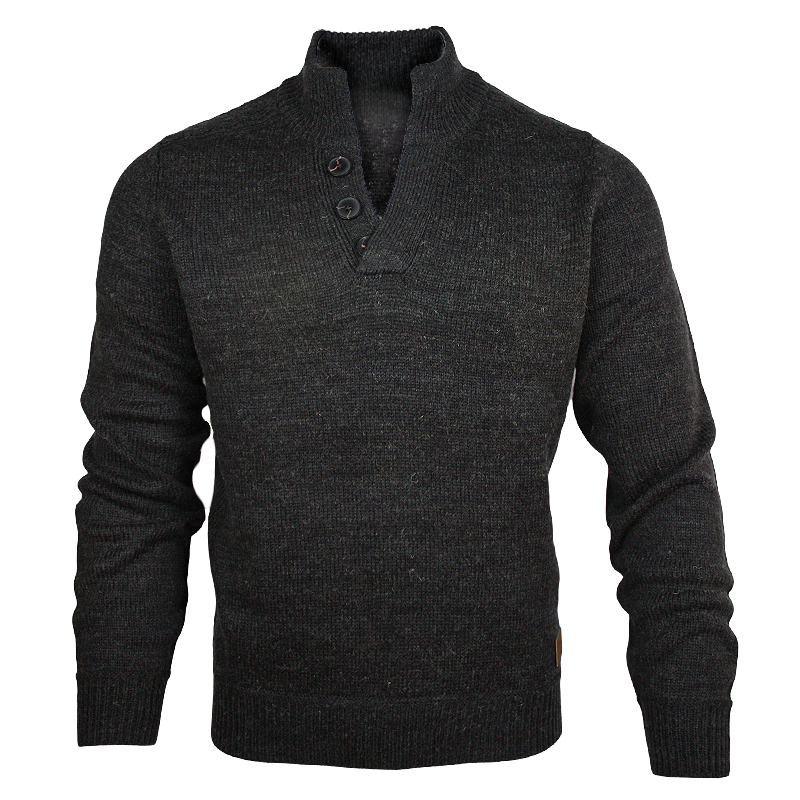 front of emerald isle galways shawl collar sweater