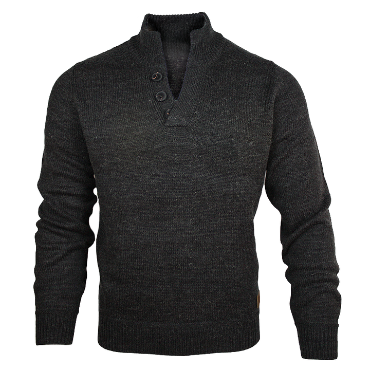 front of emerald isle galways shawl collar sweater
