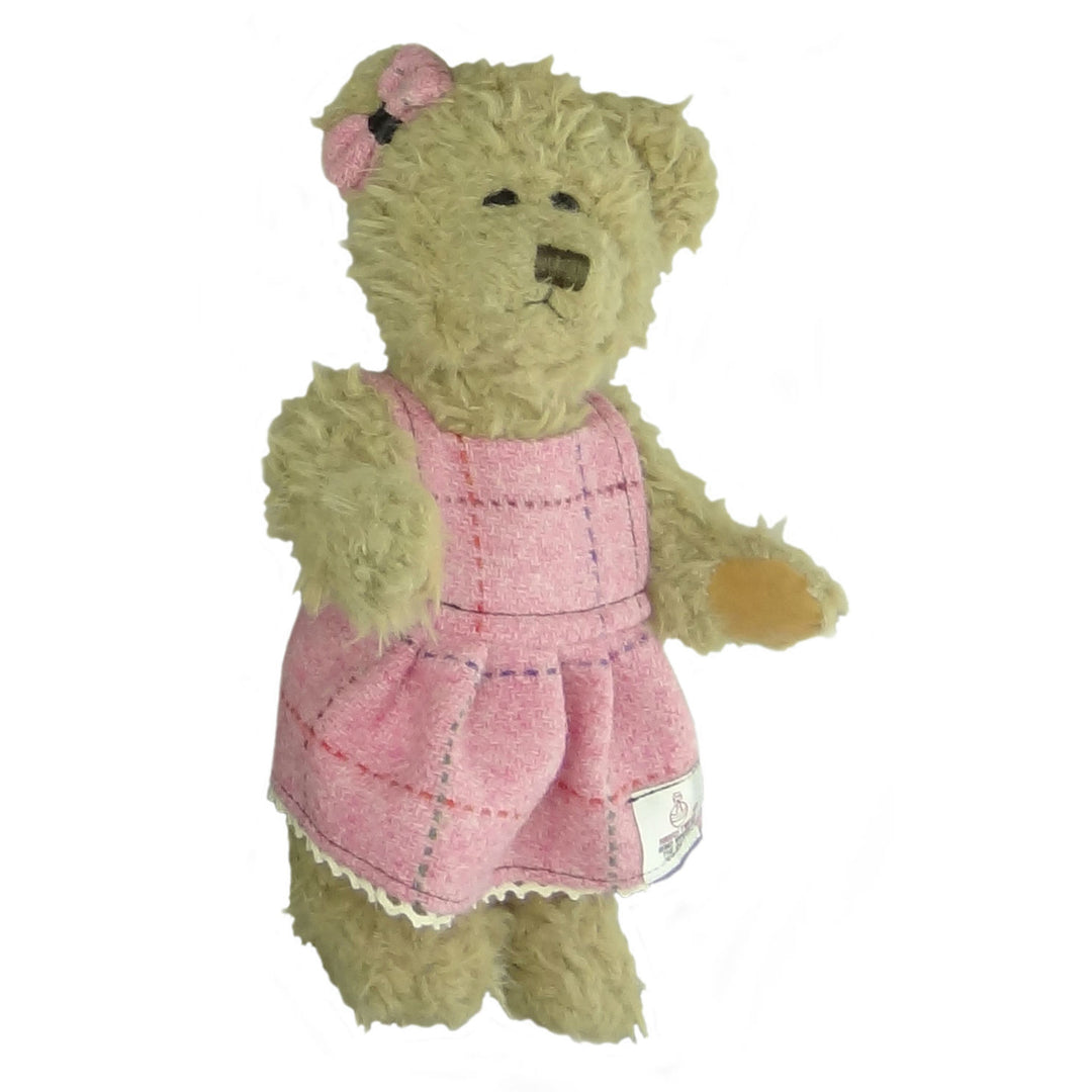 Girl Teddy Bear with Harris Tweed® Clothing