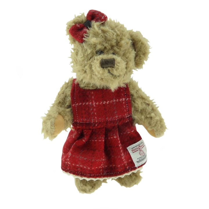 Girl Teddy Bear with Harris Tweed® Clothing