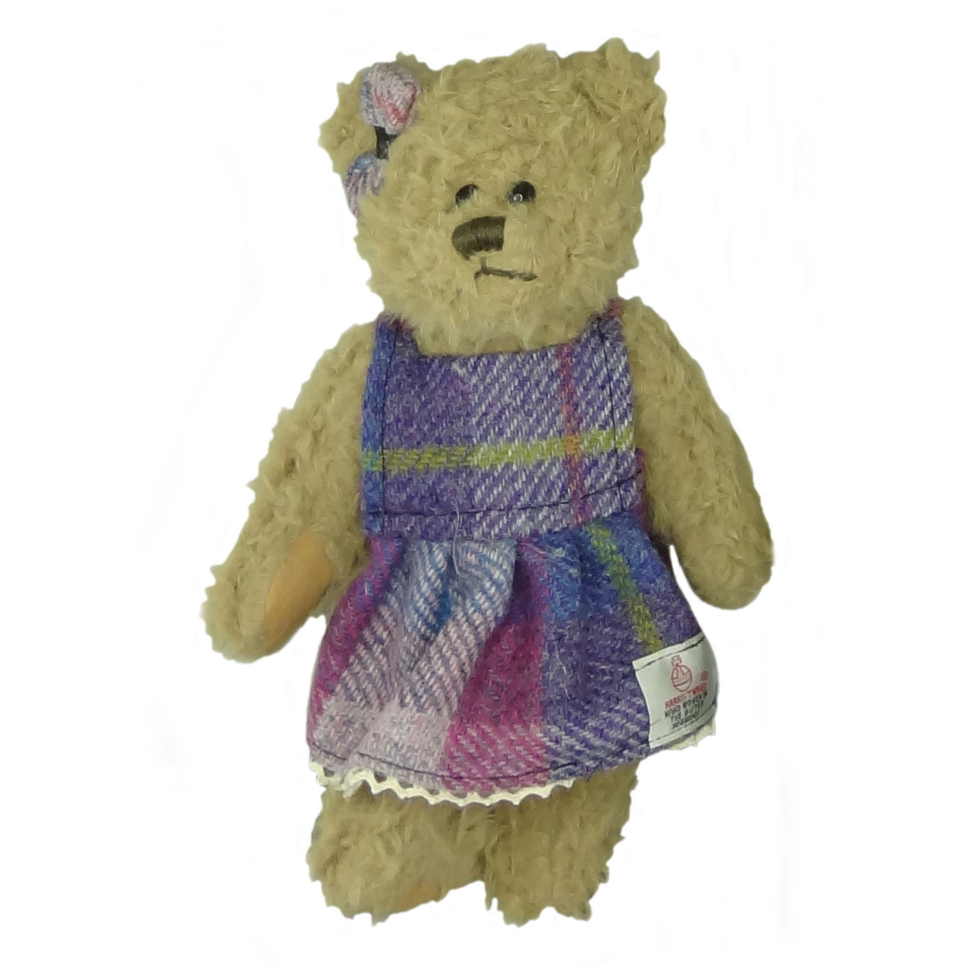 Girl Teddy Bear with Harris Tweed® Clothing – The Celtic Ranch