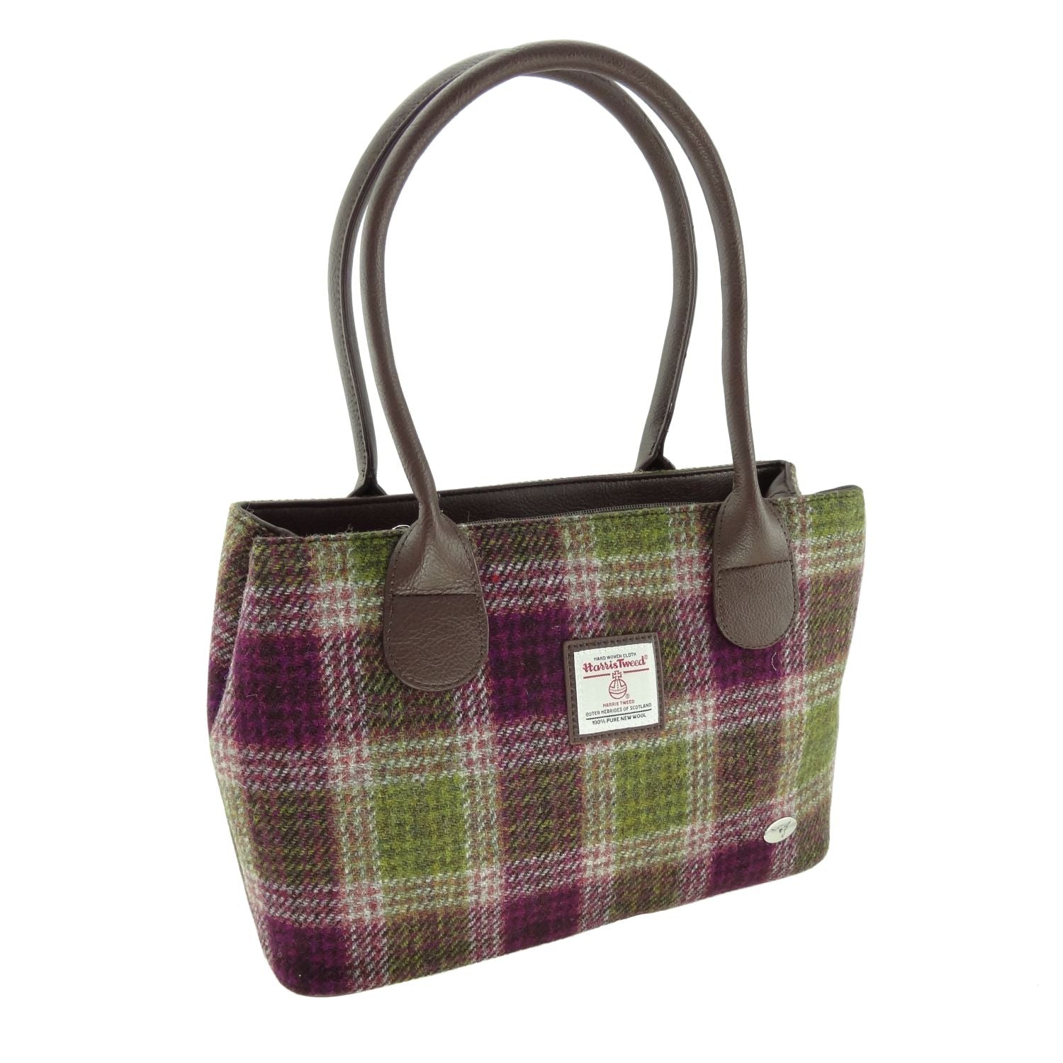 Harris Tweed® 'Cassley' Classic Handbag – Scottish Wool Shoulder