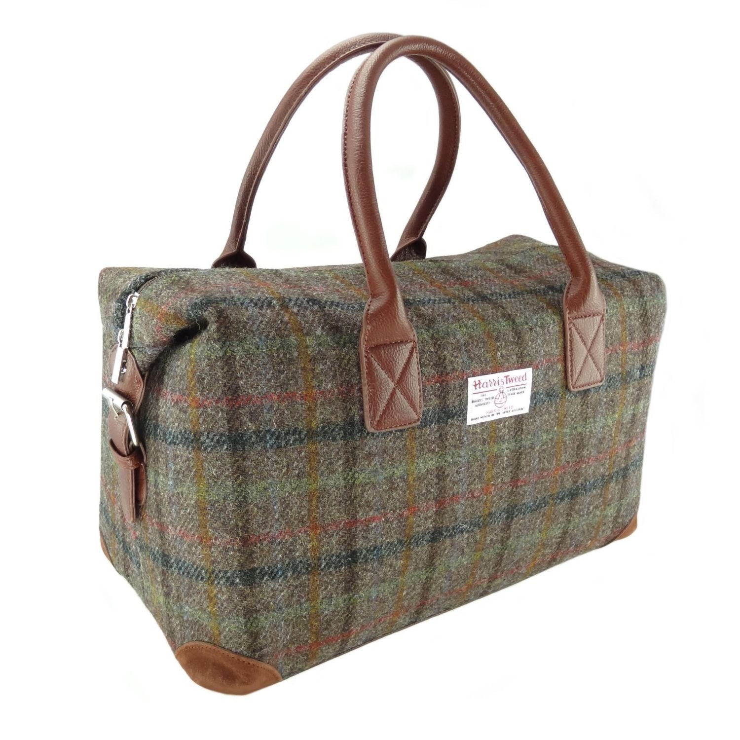 Harris tweed overnight bag sale