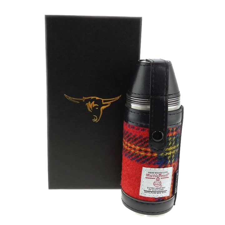 Hunting Flask with Harris Tweed®