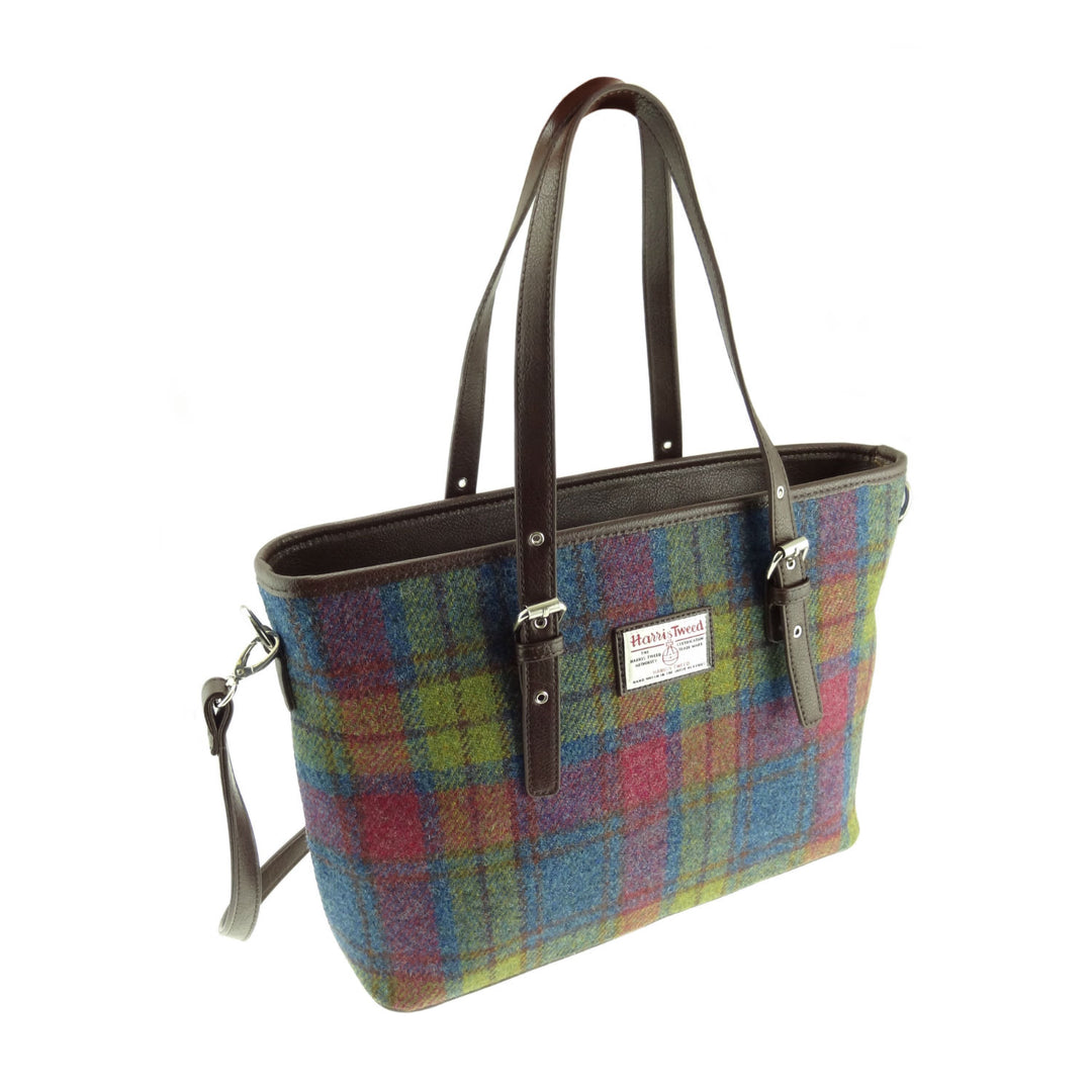 Large Tote Bag 'Spey' with Harris Tweed®