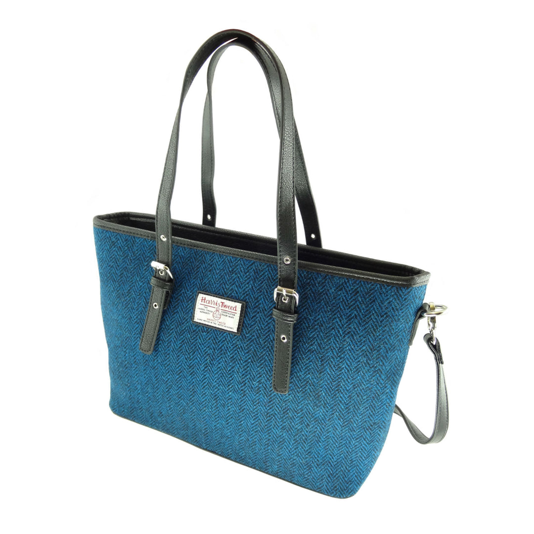 Large Tote Bag 'Spey' with Harris Tweed®