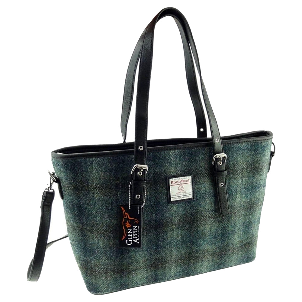 Large Tote Bag 'Spey' with Harris Tweed®