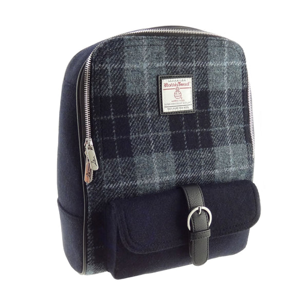 3829 Harris Tweed Naver Backpack by Glen Appin Of Scotland Limited Harris Tweed®  main image 4