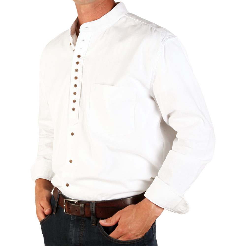 Celtic Ranchwear Collarless Grandfather Shirts