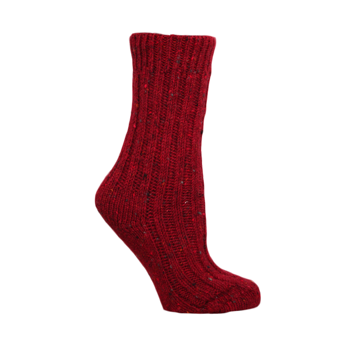 womens red wool socks