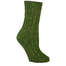 green wool socks