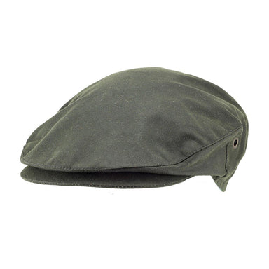 front of green men's wax cap by hanna hats