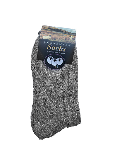 wool blend fleck socks