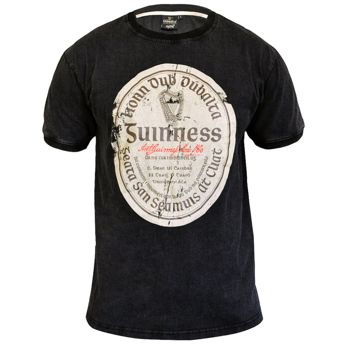 Guinness Distressed Gaelic Label Tee