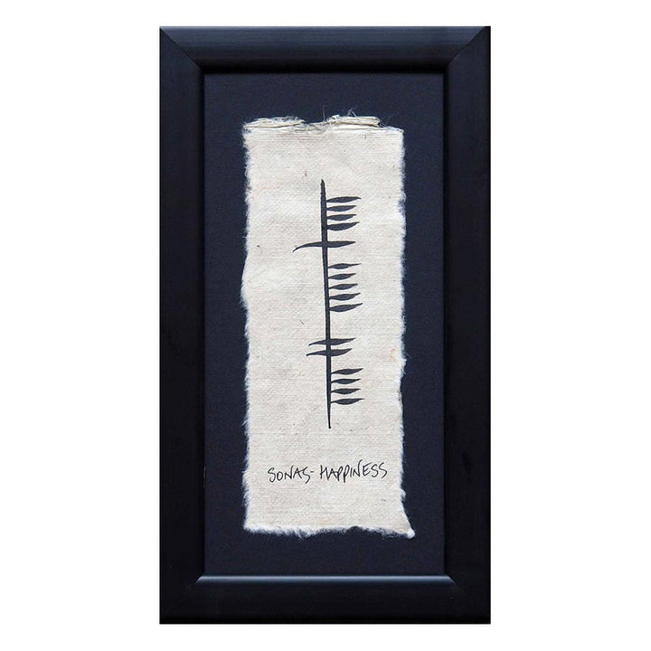 Framed Ogham Wish Pictures