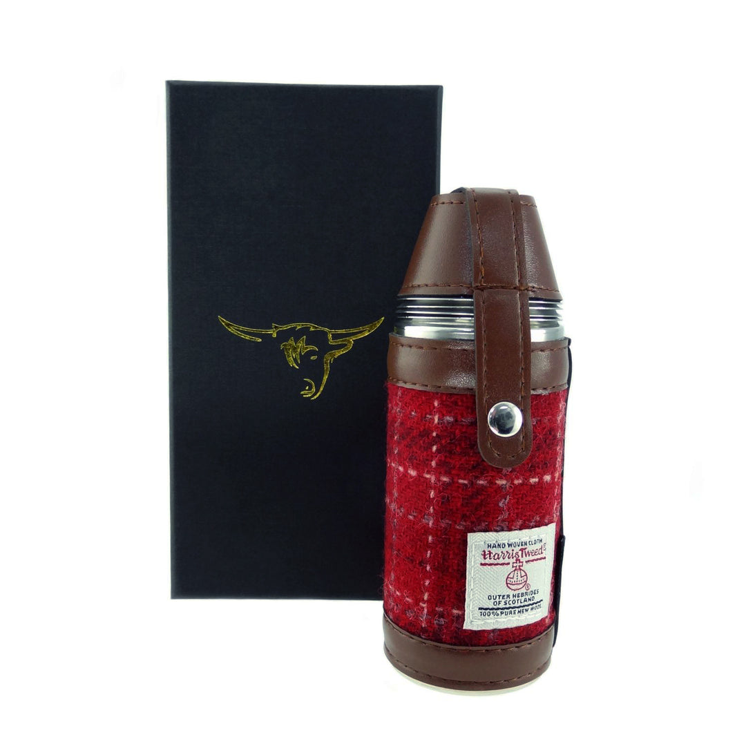 Hunting Flask with Harris Tweed®