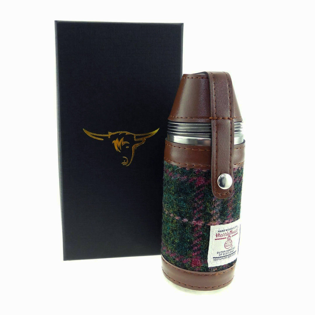 Hunting Flask with Harris Tweed®