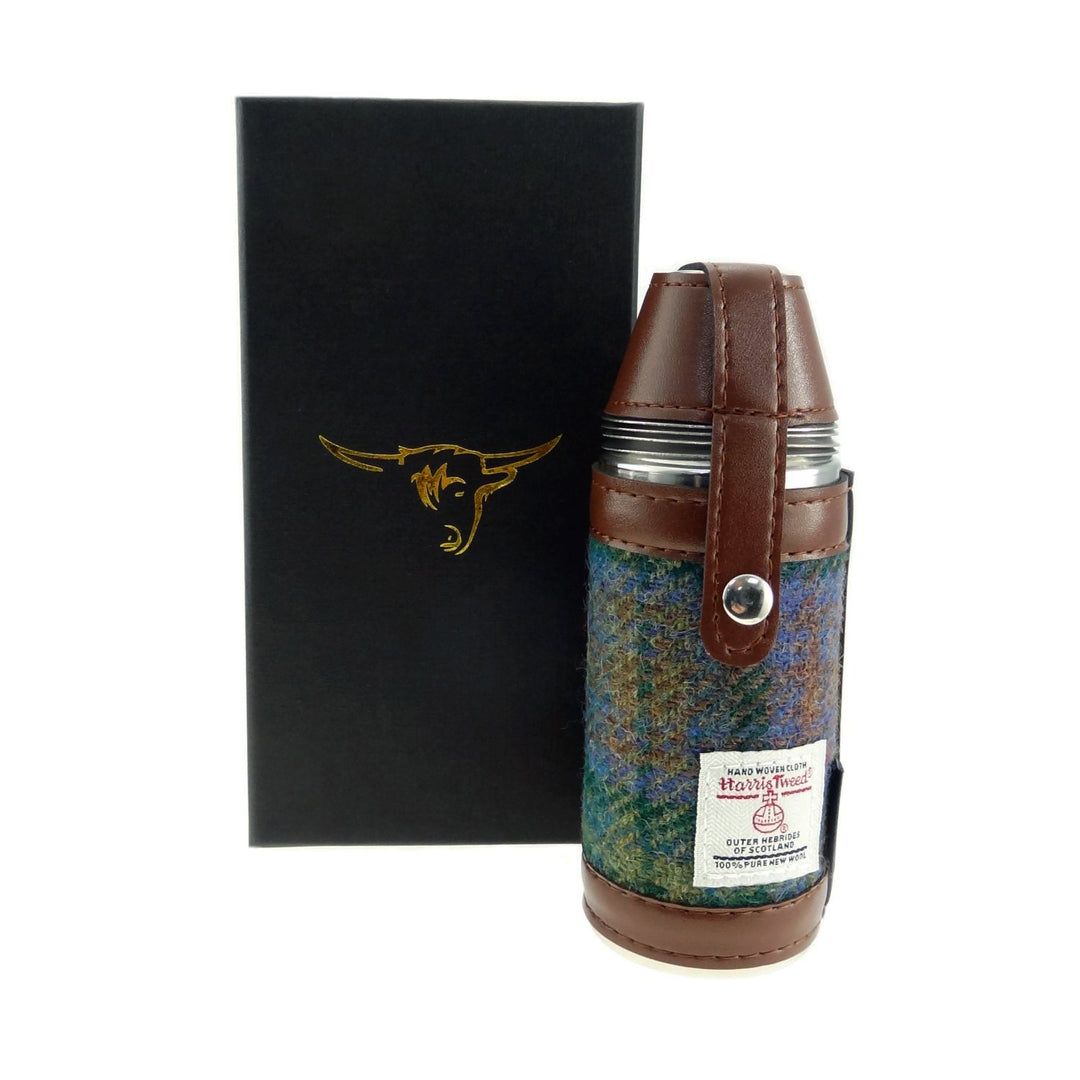 Hunting Flask with Harris Tweed®